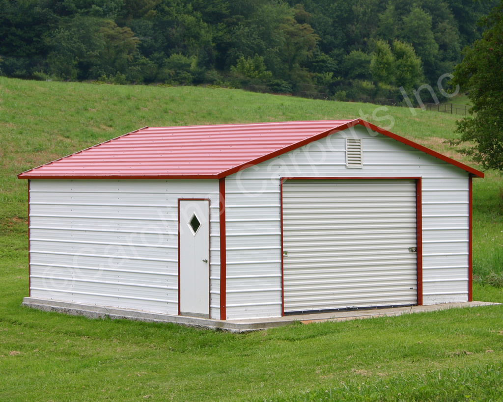 18'W x 21'L x 8'H Boxed Eave