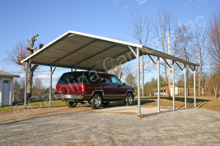 20'W x 20'L x 8'H Boxed Eave Carport Carports 4 You