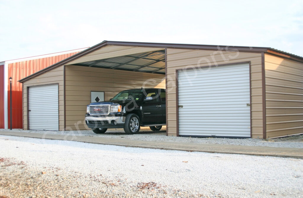 48'W x 30'L x 12'H Seneca Barn - Vertical Style